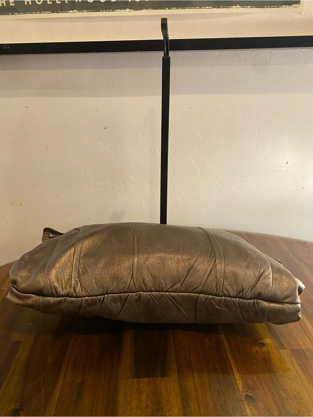Gucci Hysteria Metallic Bronze Leather Wristlet Clutch
